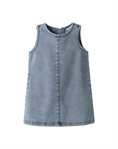 Name It - NMFAmelia Denim Kjole - Medium Blue Denim